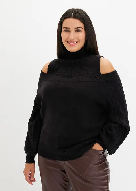 Schulterfreier Pullover, bonprix