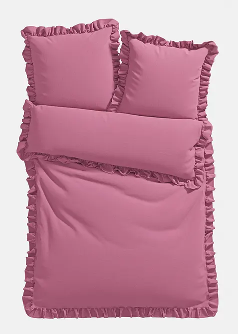 Linon-Bettw&auml;sche mit R&uuml;schen, bonprix