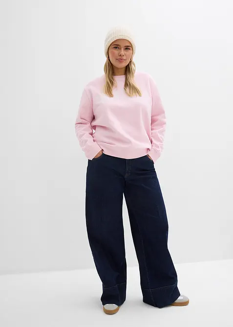 Sweat oversize 100% coton, bonprix