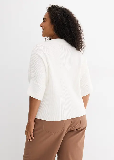 Boxy-Pullover aus softem Viskose-Mix, bonprix