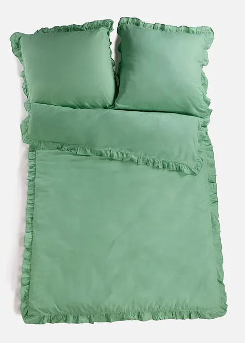 Linon-Bettw&auml;sche mit R&uuml;schen, bonprix