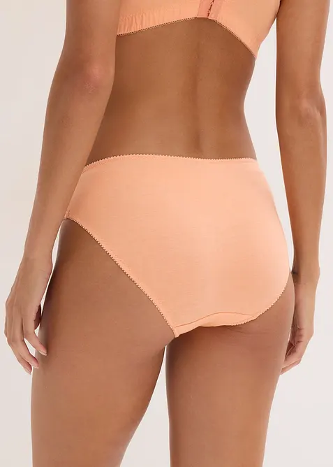 Slip mit weicher Bio-Baumwolle und Spitze, bonprix