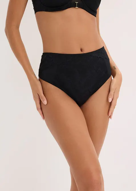 Highwaist String mit zarter Spitze, bonprix