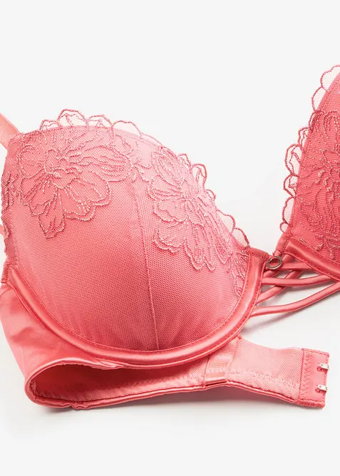Soutien-gorge &agrave; coques avec dentelle florale, bonprix