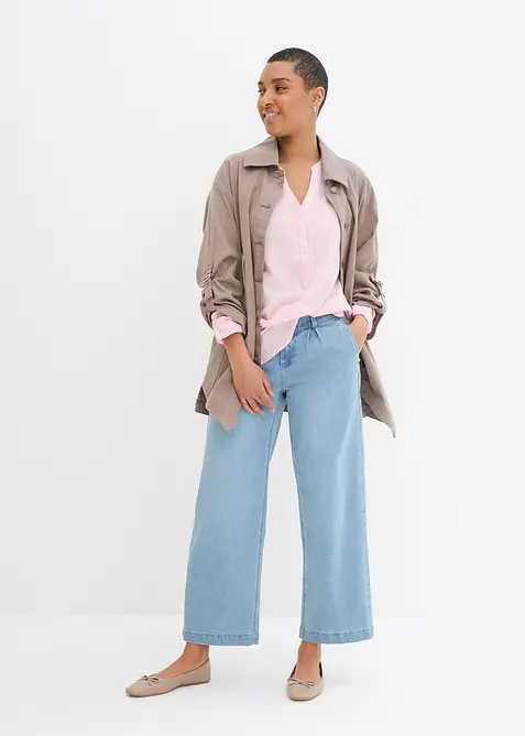 Tunikabluse aus softer Viskose, bonprix