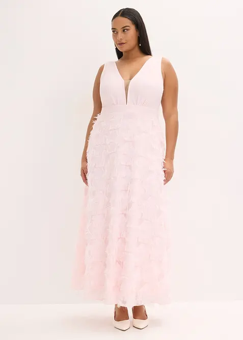 Abendkleid mit Wimpern-Detail, bonprix