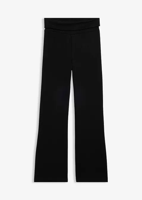 Pantalon en jersey de coton c&ocirc;tel&eacute;, bonprix