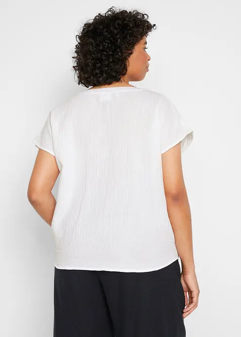 Blouse en gaze 100% coton, bonprix