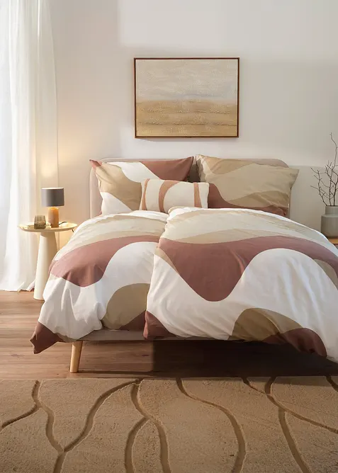 Bettw&auml;sche mit grafischem Design, bonprix