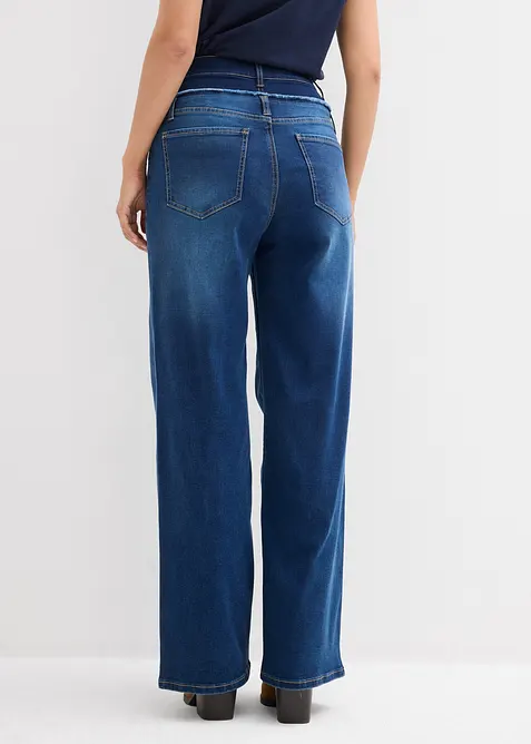 Wide-Leg-Jeans High Waist, bonprix