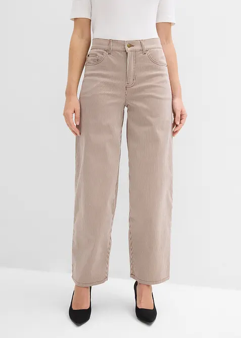 Pantalon ballon &agrave; rayures, bonprix