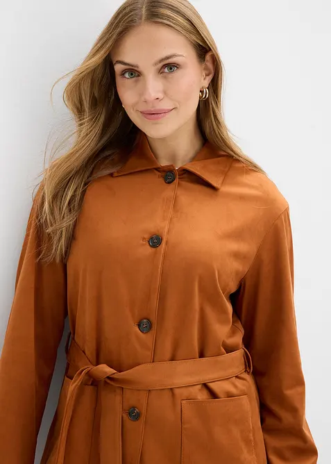 Manteau court avec ceinture, bonprix