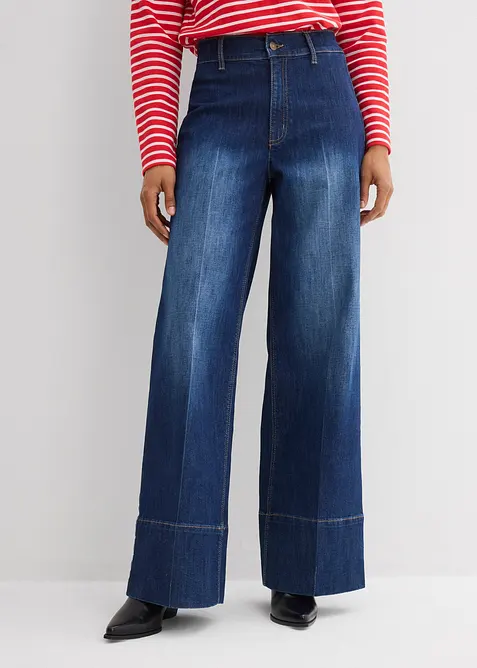 Jean large taille haute, bonprix