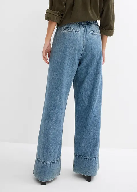 Wide-Leg-Jeans High Waist, bonprix