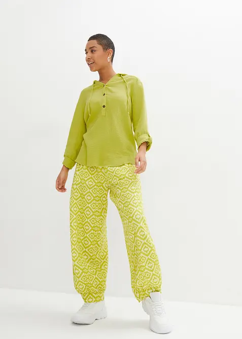 Schlupfbluse aus luftigem Musselin, bonprix