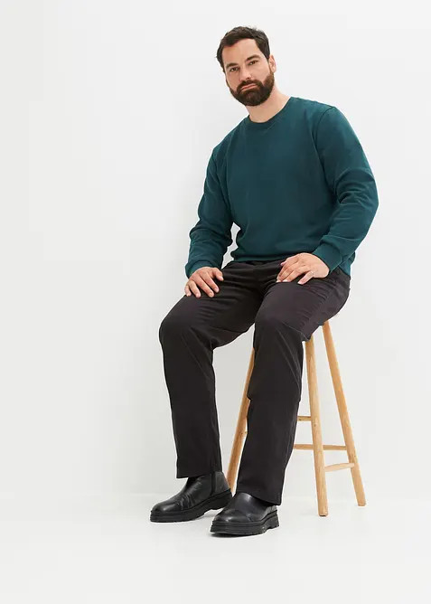 Pantalon regular en twill, droit, 100% coton, bonprix