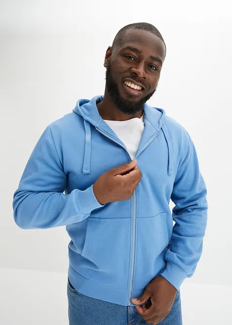 Kapuzen-Sweatjacke in Regular Fit, bonprix