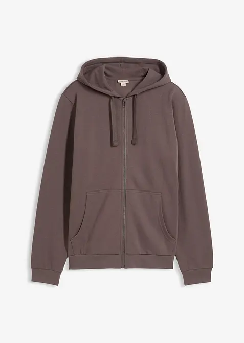 Sweat zipp&eacute; &agrave; capuche, bonprix