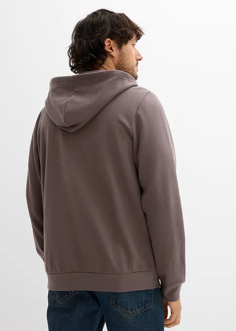 Sweat zipp&eacute; &agrave; capuche, bonprix
