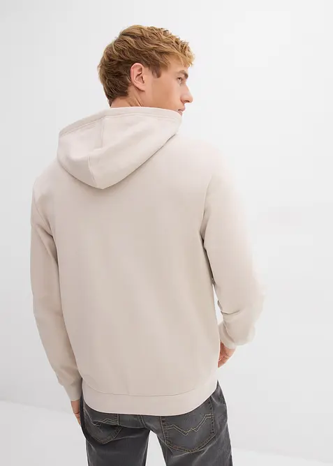 Sweat zipp&eacute; &agrave; capuche, regular, bonprix