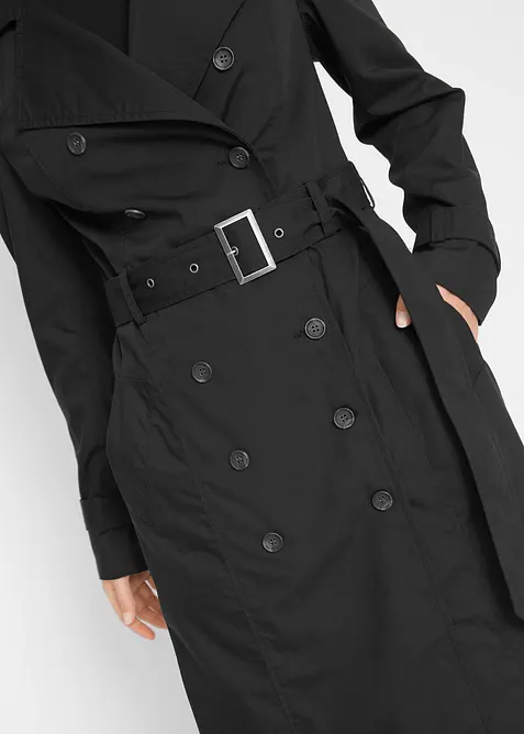 Long-Trenchcoat mit Tailleng&uuml;rtel, bonprix