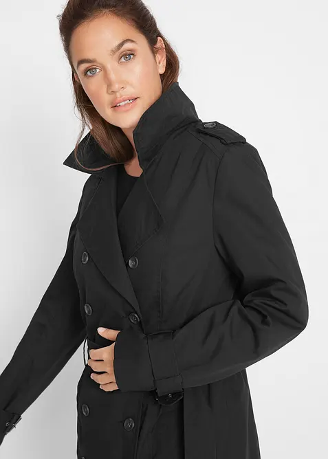 Long-Trenchcoat mit Tailleng&uuml;rtel, bonprix