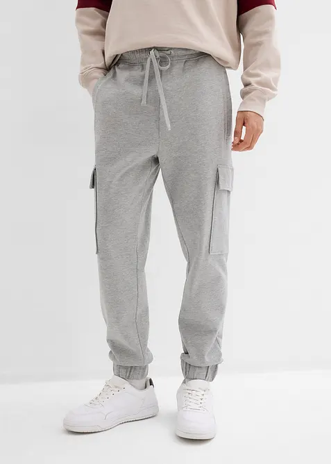 Pantalon de jogging avec poches cargo, loose, bonprix