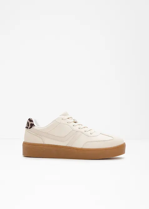 Plateau-Sneaker im Retrolook, bonprix
