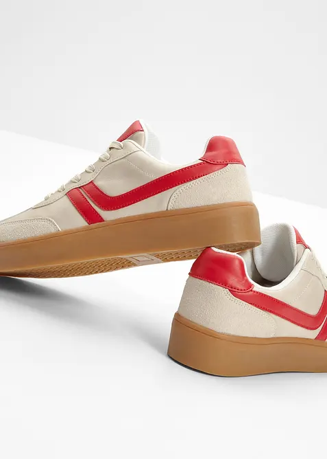 Plateau-Sneaker im Retrolook, bonprix