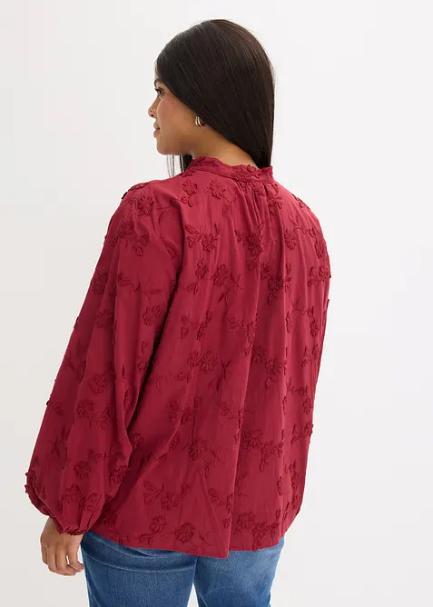 Schlupfbluse aus reiner Baumwolle, bonprix