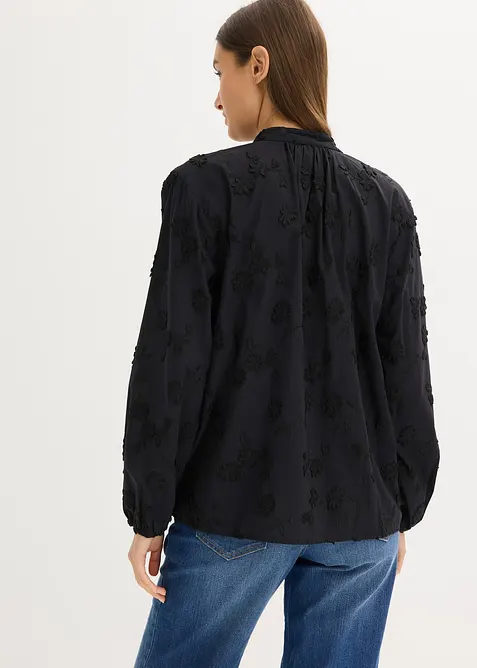 Schlupfbluse aus reiner Baumwolle, bonprix