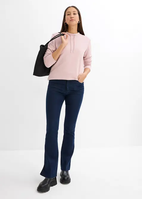 Sweatshirt mit Schlitz, bonprix