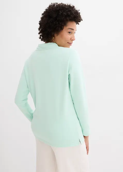 Sweat-shirt avec base fendue, bonprix