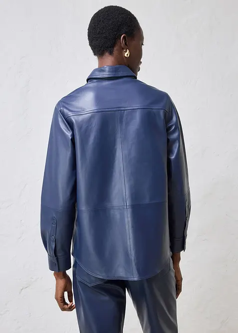 Chemise en cuir d&rsquo;agneau nappa, bonprix