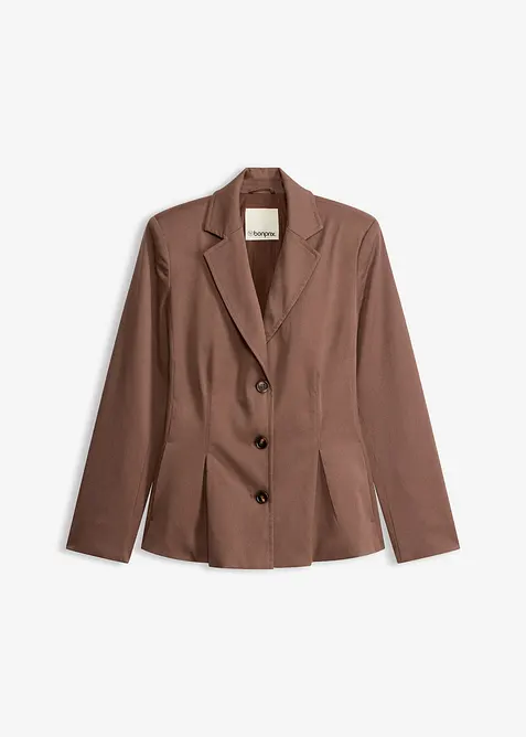 Blazer &agrave; plis couch&eacute;s, bonprix