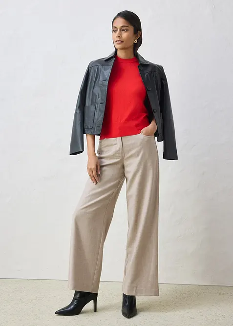 Pullover mit Seidenanteil, bonprix