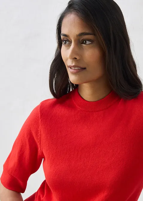 Pullover mit Seidenanteil, bonprix