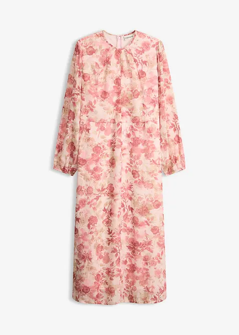 Chiffonkleid mit Bindeband (2-tlg. Set), bonprix