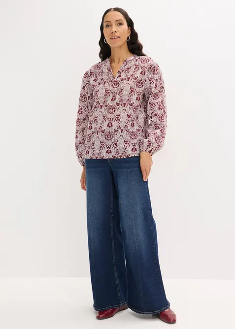 Bluse aus reiner Baumwolle, bonprix