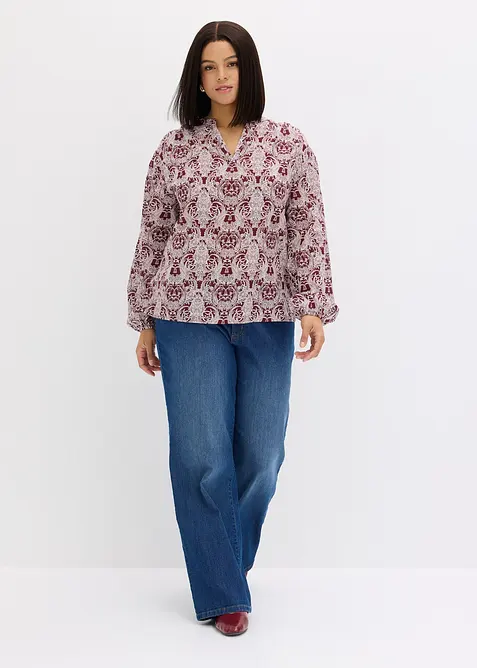Bluse aus reiner Baumwolle, bonprix