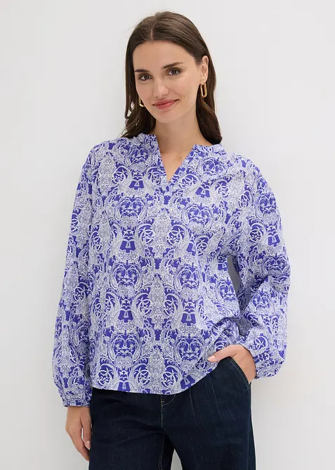 Bluse aus reiner Baumwolle, bonprix