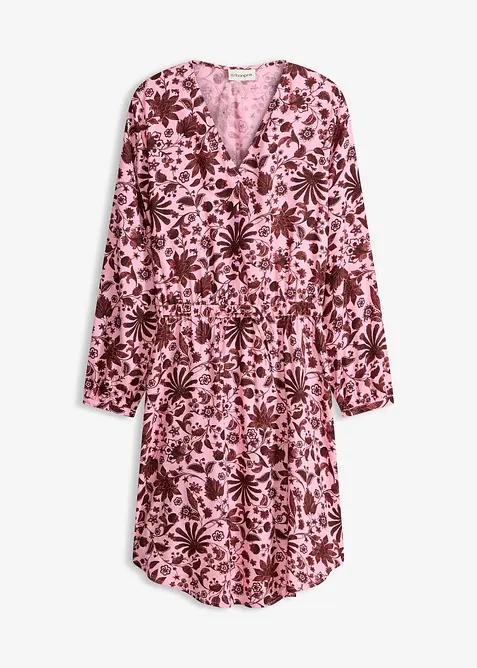 Midikleid aus flie&szlig;ender Viskose, bonprix