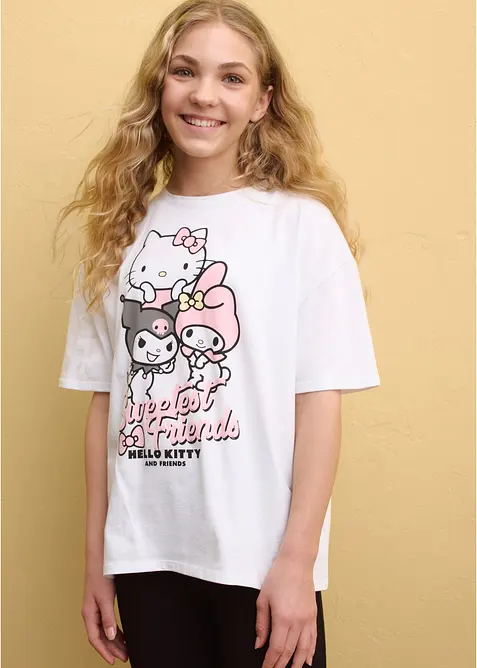 T-shirt oversize Hello Kitty 100% coton, Hello Kitty