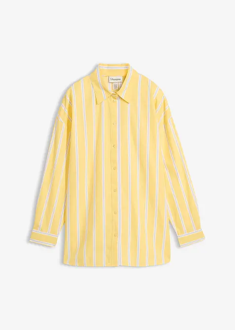 Hemdbluse aus Baumwollpopeline, bonprix