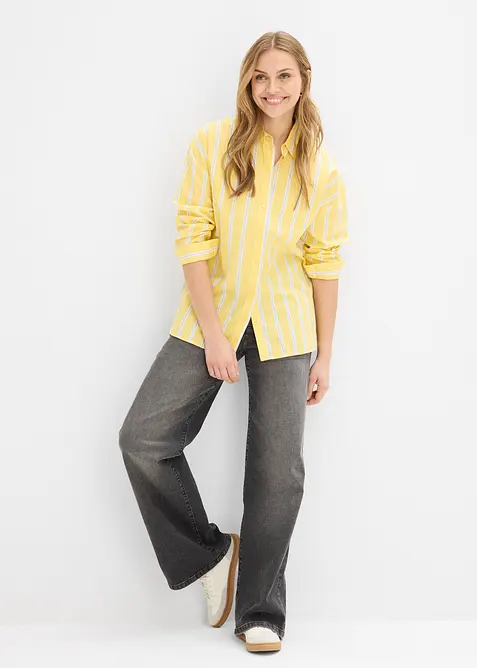 Hemdbluse aus Baumwollpopeline, bonprix