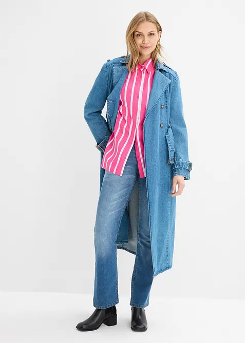 Hemdbluse aus Baumwollpopeline, bonprix