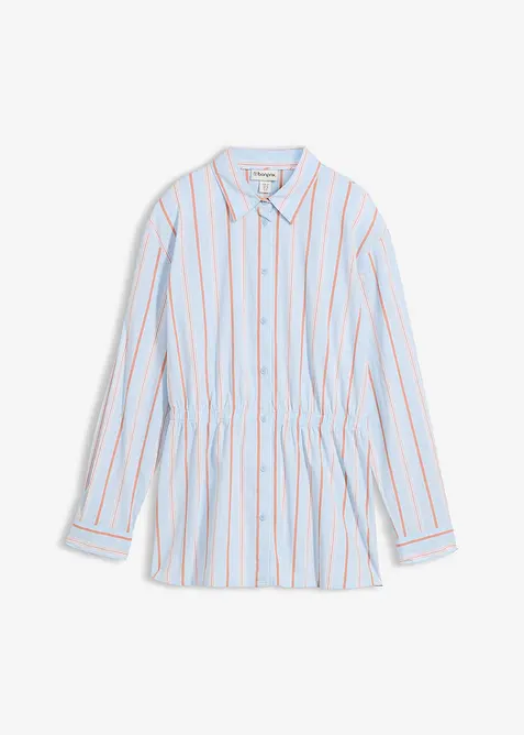 Hemdbluse aus Stretch- Baumwollpopeline, bonprix