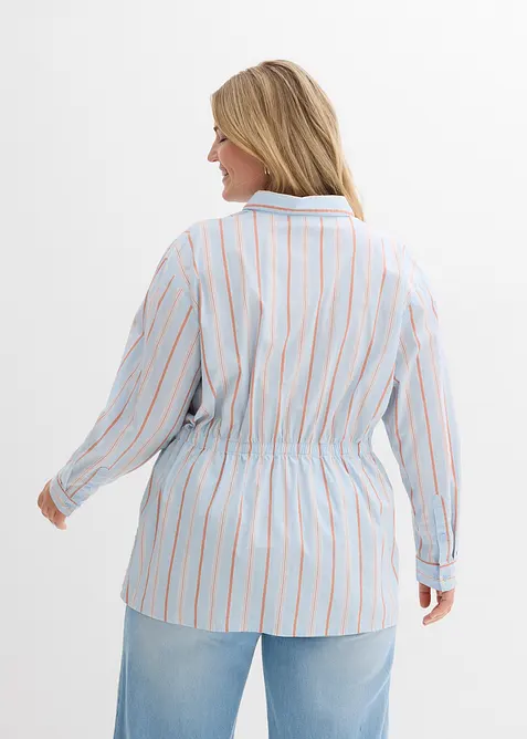 Chemisier en popeline de coton extensible, bonprix