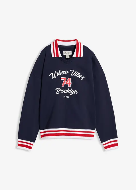 Oversize Sweatshirt aus reiner Bio-Baumwolle, bonprix