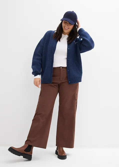 Pantalon cargo en coton extensible, bonprix